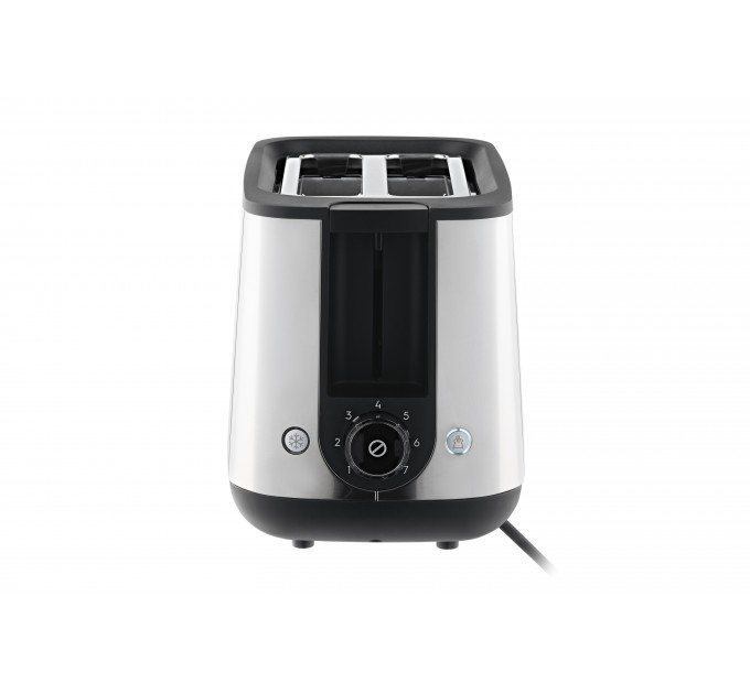Тостер ARDESTO Steel Collection 800Вт, металл/пластик, серебристый-черный