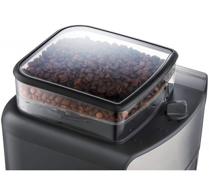 Кофеварка Russell Hobbs капельная Grind and Brew, 1.25л, молотый, LED-дисплей, черно-металл