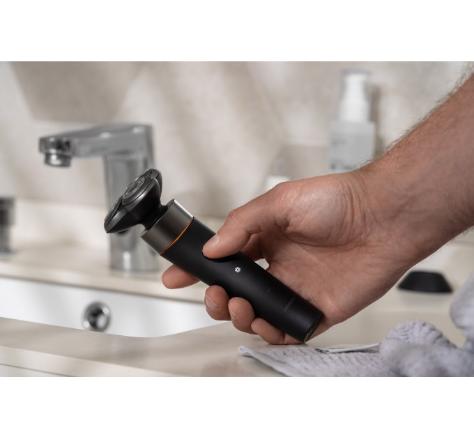 Бритва електр. ARDESTO SHRR-B5WDR роторная, 5Вт, бритв.головок-3, Li-Ion, сух.+влажн., черный