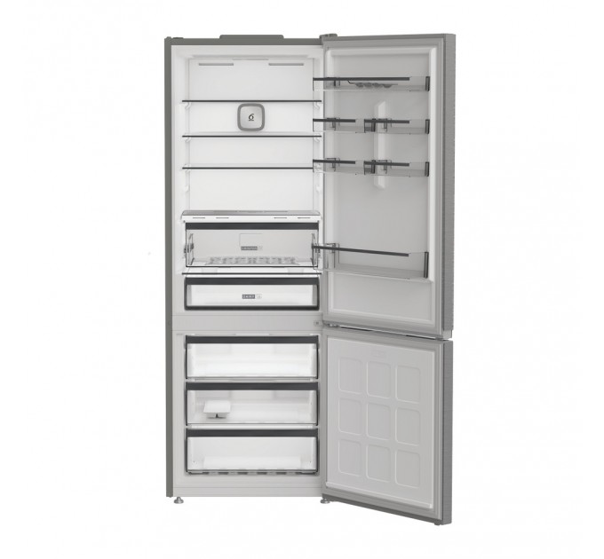 Холодильник Whirlpool с нижн. мороз., 192x70х70.5, холод.отд.-340л, мороз.отд.-150л, 2дв., А++, NF, инв., зона нулевая, нерж