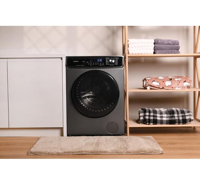 Стирально-сушильная машина ARDESTO фронтальная Black Mars, 10(6)кг, 1400, А+++, 60см, дисплей, пар, инвертор, серебристый