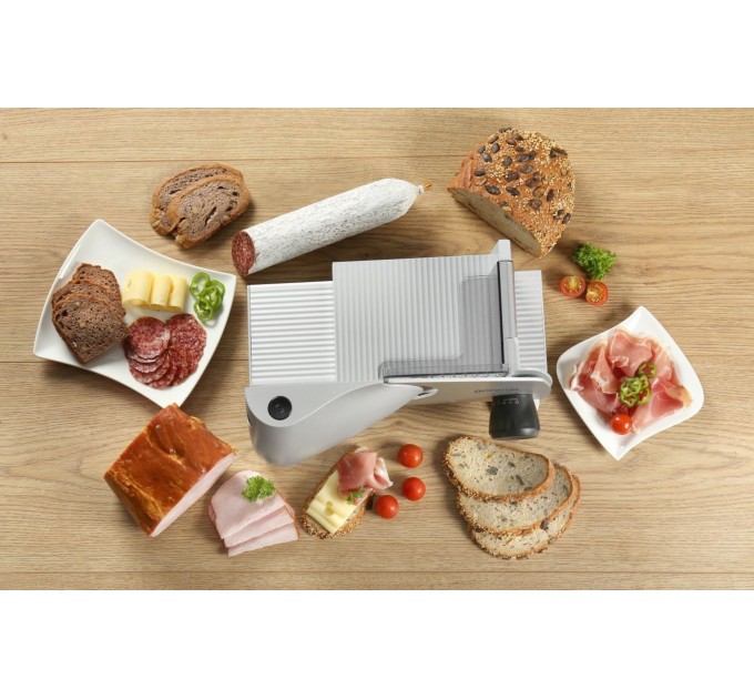 Слайсер Gorenje R607A/110 Вт/ пульс-режим/толщина нарезки- 1-15 мм/корпус- пластик + металл