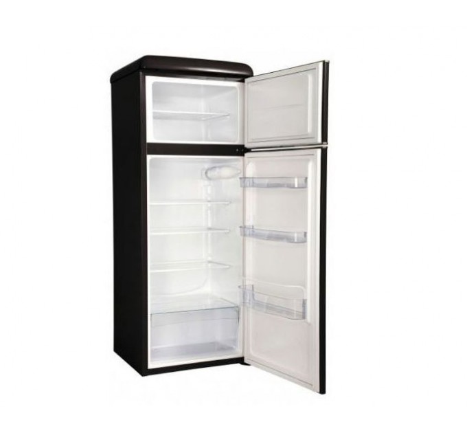 Холодильник Snaige с верхн. мороз., 147.5x56х63, холод.отд.-166л, мороз.отд.-46л, 2дв., A++, ST, retro, черный