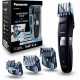 Триммер Panasonic для бороды и усов, сеть+акум., насадок-4, сталь, черный