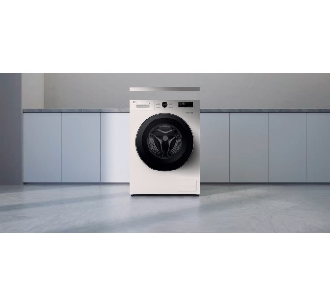 Стиральная машина LG фронтальная, 7кг, 1200, A+++, 44см, дисплей, пар, инвертор, белый