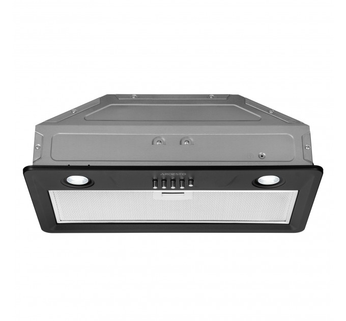 Вытяжка ARDESTO встраиваемая, 52см, 450м3ч, метал, 2х1Вт LED, кнопочное, черный