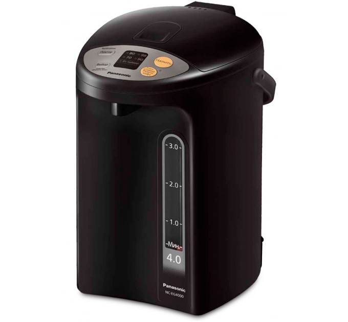 Термопот Panasonic 4л, пластик, чорний