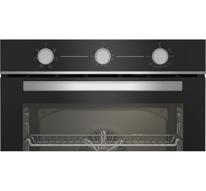 Духовой шкаф Beko электрический, 72л, A, конвекция, нержавеющая сталь