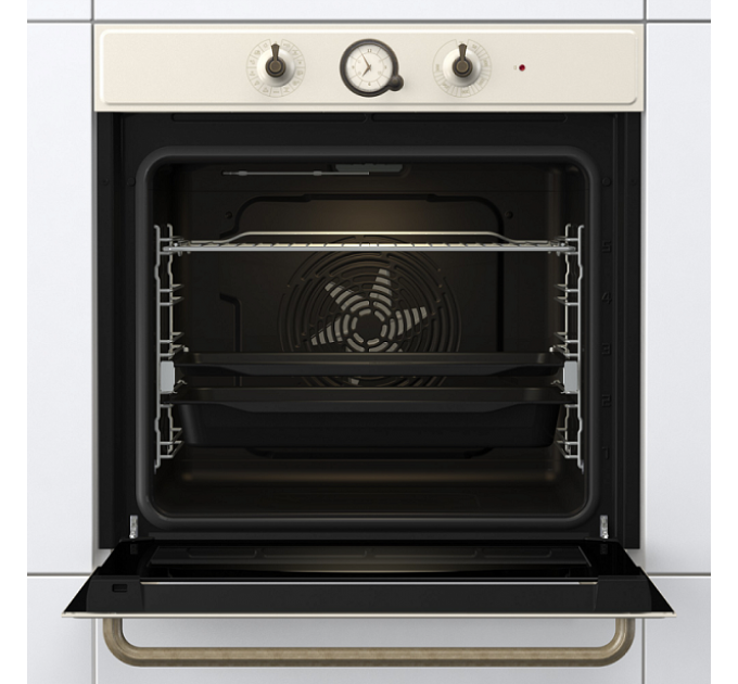 Духова шафа Gorenje електрична, 77л, A+, шампань