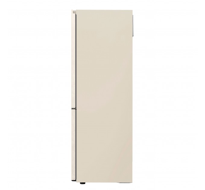 Холодильник LG з нижн. мороз., 186x60х68, холод.відд.-234л, мороз.відд.-110л, 2дв., E, NF, інв., диспл зовн., Fresh Сonverter, Metal Fresh, бежевий