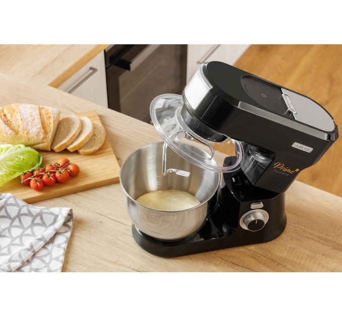 Кухонная машина Sencor 1000Вт, чаша-металл, корпус-пластик, насадок-15, черный