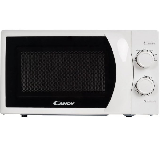 Мікрохвильова піч Candy, 20л, мех.керув., 700Вт, білий