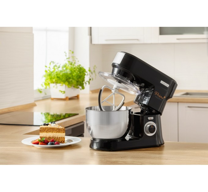 Кухонная машина Sencor 1000Вт, чаша-металл, корпус-пластик, насадок-15, черный