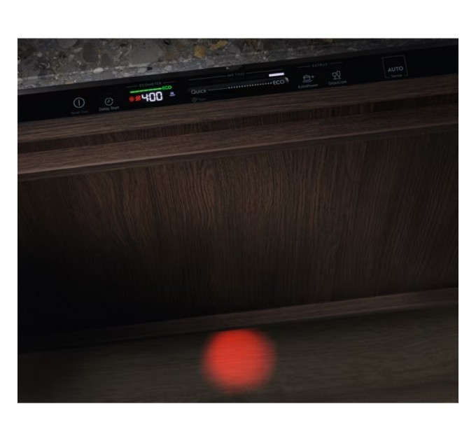 Посудомийна машина Electrolux вбудована, 10компл., Е, 45см, дисплей, інвертор, 3й кошик, чорний