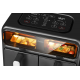 Мультипечь Amica 2400Вт, чаша - 2*4.0л, сенсорное управл., 8 авто. программ, пластик, черный