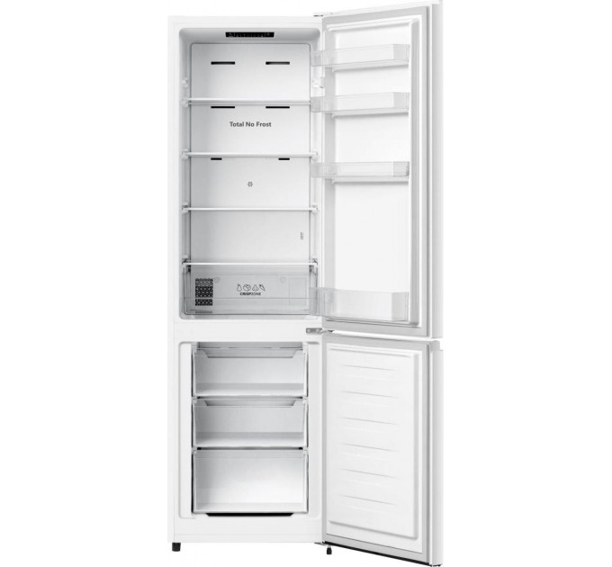 Холодильник з нижн. мороз. камерою Gorenje, 180х55х56см, 2 двері, 188(67)л, А++, NoFrost Plus, Зона св-ті, Білий