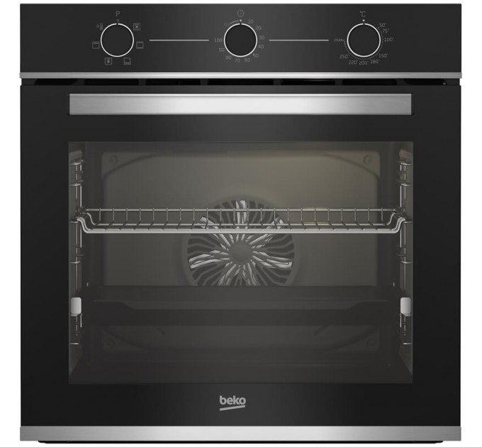 Духовой шкаф Beko электрический, 72л, A, конвекция, нержавеющая сталь