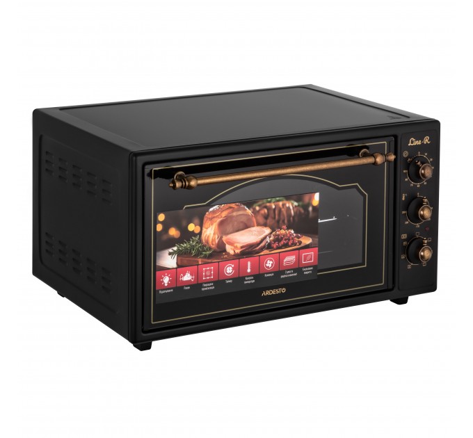 Піч електрична ARDESTO Line-R, 48л, 1600Вт, механіч., конвенція, чорний
