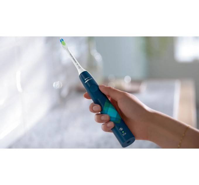 Щетка зубная электр. Philips Sonicare 4100 Series, 31т. колеб/мин, насадок-1, синий