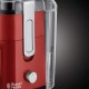 Соковыжималка Russell Hobbs Desire центробежная 550Вт, чаша-0.75л, жмых-2л, пластик, красно-черный