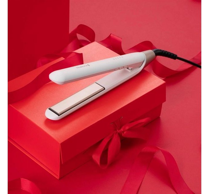 Випрямляч Remington Shea Soft, >300Вт, темп.режимів-5, 150-230С, кераміка, біло-золотий