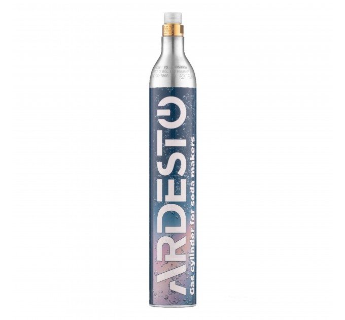 Балон для газу для сифону ARDESTO універсальний, заповнений, підключення балону- різьба, алюміній