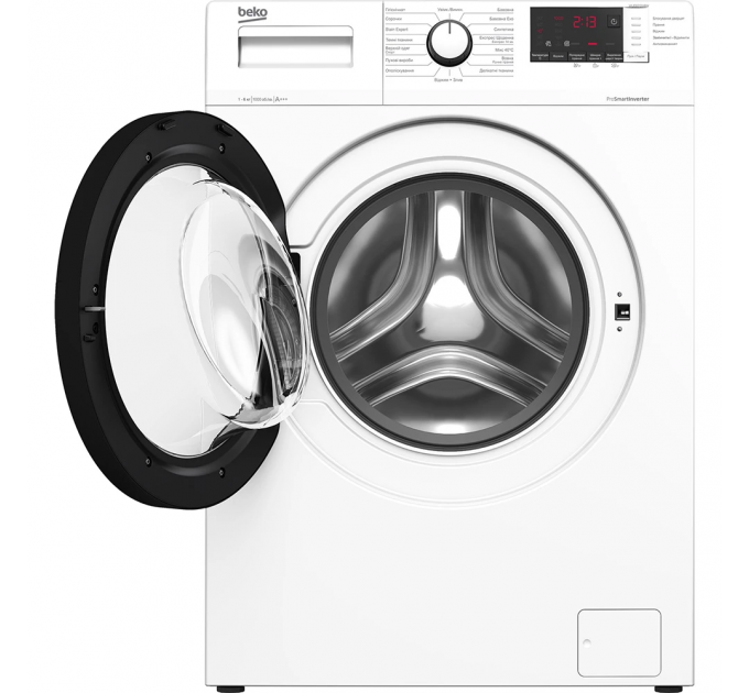 Стиральная машина Beko фронтальная, 6кг, 1200, A+++, 45см, дисплей, инвертор, белый
