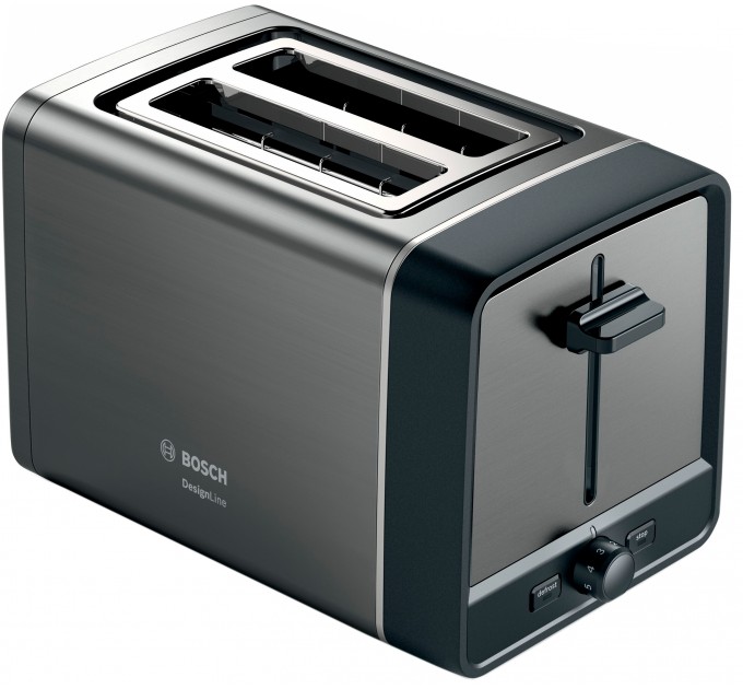Тостер Bosch 970Вт, пластик, сірий