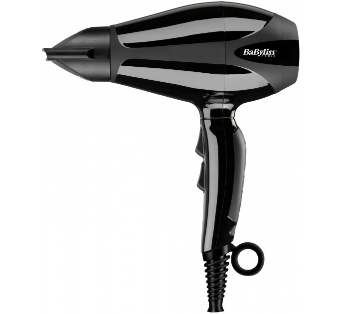 Фен Babyliss Compact Pro, 2400Вт, режимов-3, дифузор, иониз-я, хол. обдув, черный