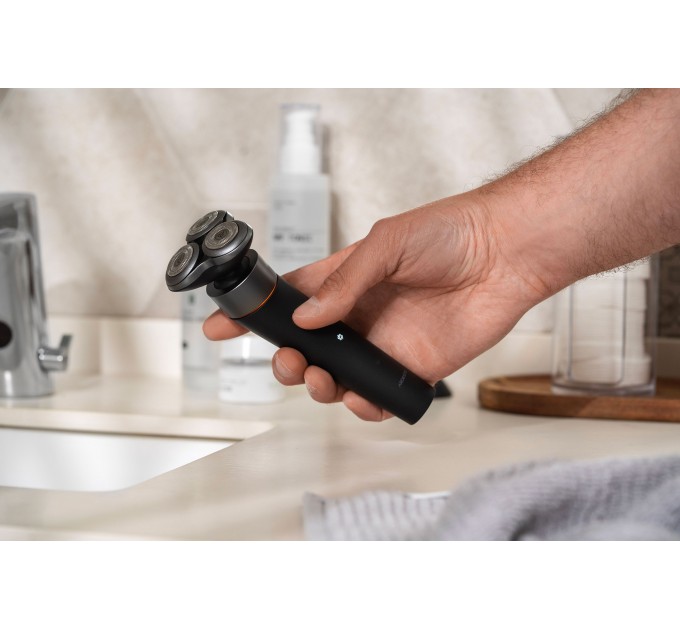 Бритва електр. ARDESTO SHRR-B5WDR роторная, 5Вт, бритв.головок-3, Li-Ion, сух.+влажн., черный