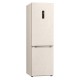 Холодильник LG з нижн. мороз., 186x60х68, холод.відд.-234л, мороз.відд.-110л, 2дв., E, NF, інв., диспл зовн., Fresh Сonverter, Metal Fresh, бежевий