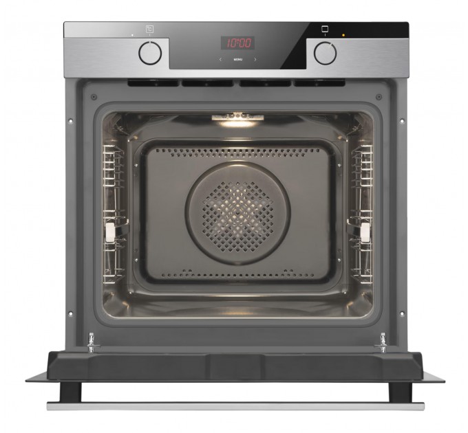 Духовой шкаф Hansa электрический, 77л, A, дисплей, конвекция, нерж