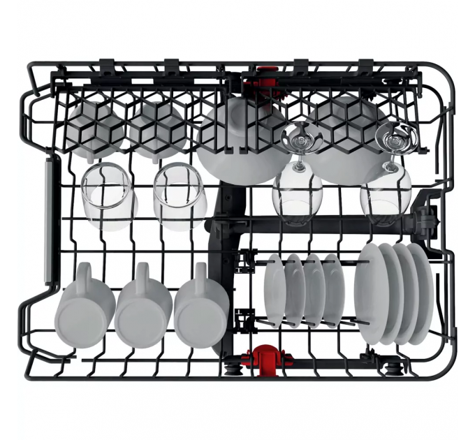 Посудомоечная машина Whirlpool встраиваемая, 10компл., A+++, 45см, дисплей, инвертор, 3я корзина, белый