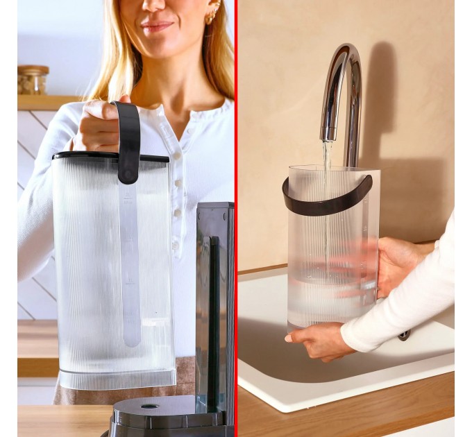 Електрочайник-диспенсер Tefal Instant Hot Water 2л, 5 темп.реж, миттєве нагрівання, сенc. управління, чорний