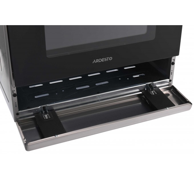 Плита ARDESTO комби Elegance, 66л, 60x60см, конвекция, чугун, подсветка, форсунки LPG (подключение газового баллона), нерж