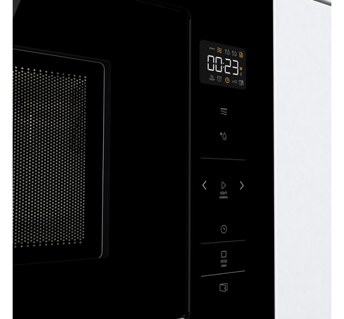 Микроволновая печь Gorenje встраиваемая, 25л, электр. управл., 900Вт, гриль, дисплей, черный