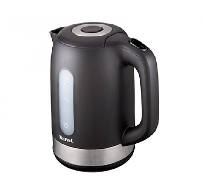 Електрочайник Tefal Snow 1.7л, Strix, пластик, сріблясто-чорний