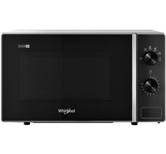 Мікрохвильова піч Whirlpool, 20л, мех. керування, 700Вт, чорний