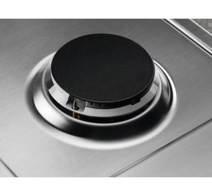 Варочная поверхность Electrolux газовая, 75см, чугун, нерж