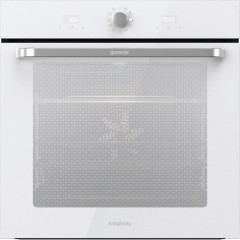 Духовой шкаф Gorenje электрический, 77л, A, пар, дисплей, макс.темпер.-300, белый