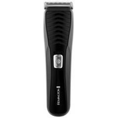 Машинка для стрижки Remington Pro Power Precision Steel, сеть+акум., роторный мотор, насадок-2, сталь, черный
