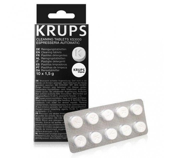 Таблетки от накипи Krups XS300010 для кофемашин (10шт)