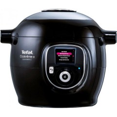 Мультиварка-скороварка Tefal Cook4me+ Connect, 1600Вт, чаша-6л, електронне керув., пластик, чорний