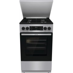 Плита Gorenje комби, 70л, 50x60см, дисплей, IconLed,эмалированные, нерж