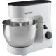 Кухонная машина Gorenje 600Вт, чаша-металл, корпус-пластик, насадок-3, белый