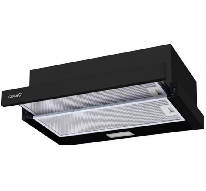 Витяжка Cata телескопічна, 60см, 700м.куб/год, TFB-5160 bk, чорний