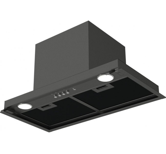 Витяжка Electrolux вбудована, 60см, 600м.куб/год., чорний