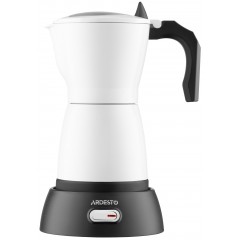 Кофеварка ARDESTO электрическая гейзерная 0.3л, молотый, белый