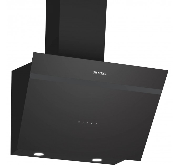 Вытяжка Siemens наклонная, 60см, 700 м.куб/ч, черный
