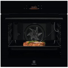 Духовой шкаф Electrolux электрический, 71л, A++, пар, дисплей, конвекция, пиролиз, телескопические направляющие, черный
